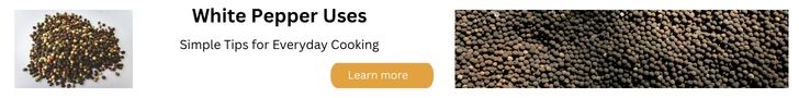 White Pepper Uses banner