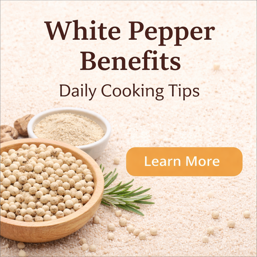 White Pepper Benefits banner